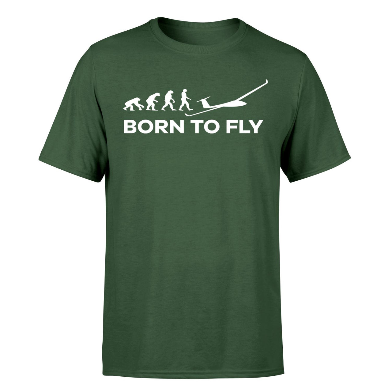 Born To Fly Glider Designed T-Shirts