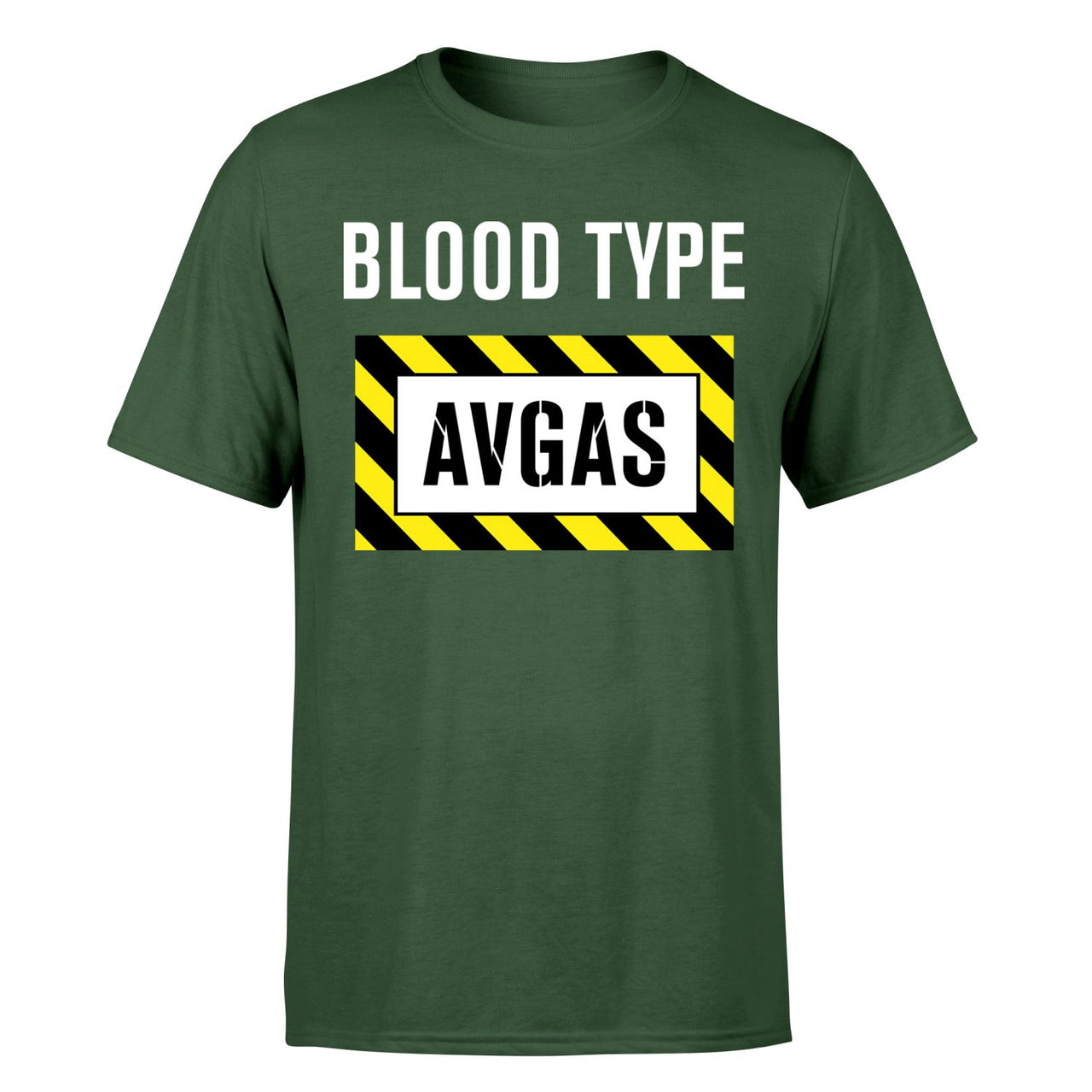 Blood Type AVGAS Designed T-Shirts
