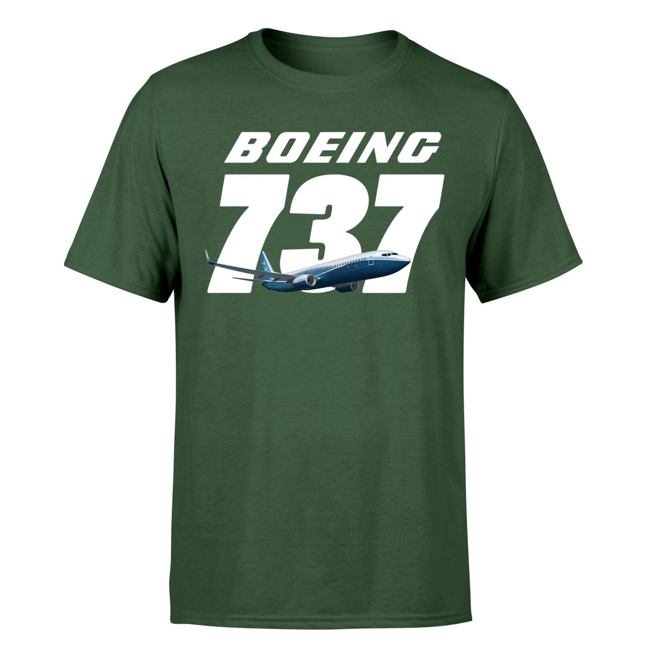 Super Boeing 737+Text Designed T-Shirts