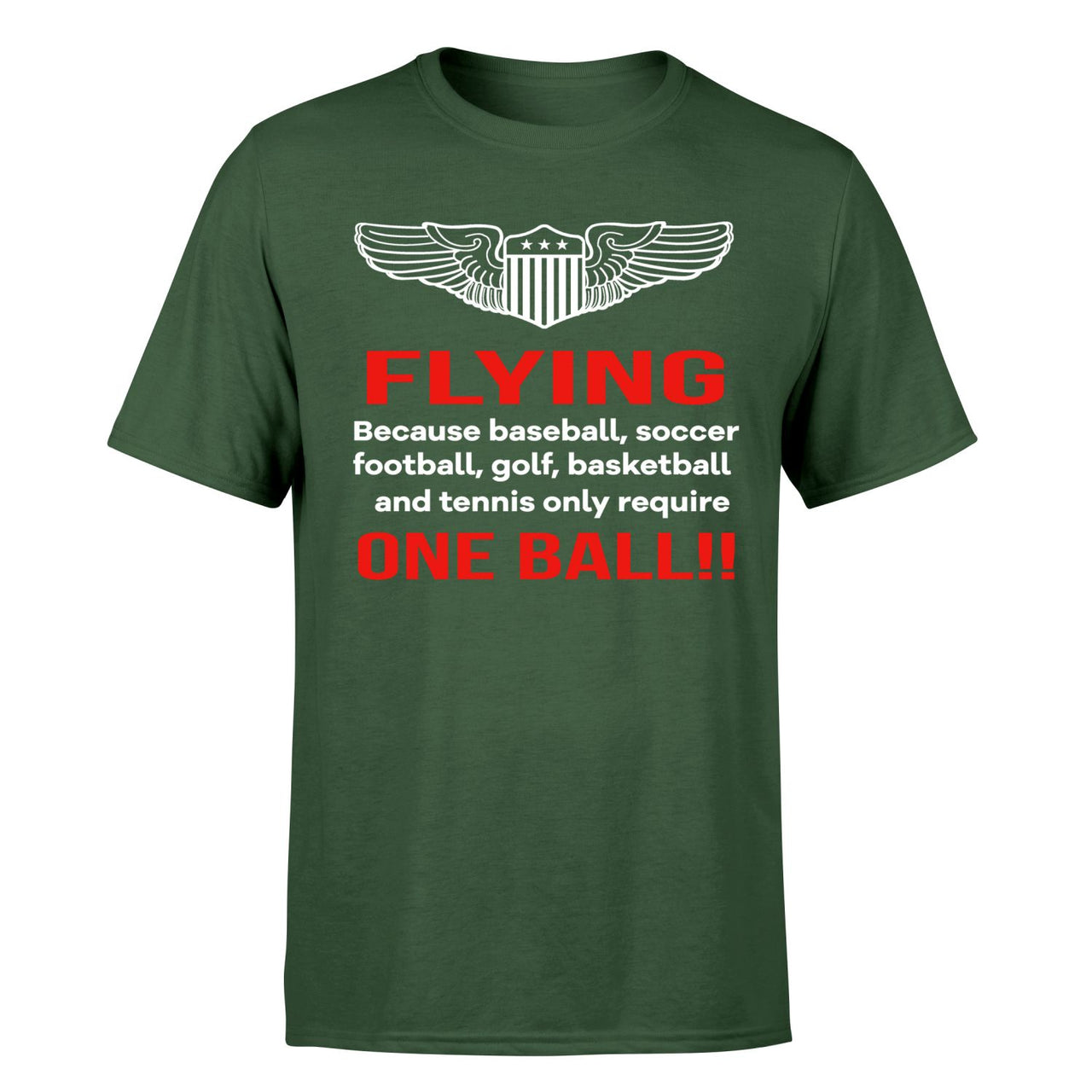 Flying One Ball Designed T-Shirts