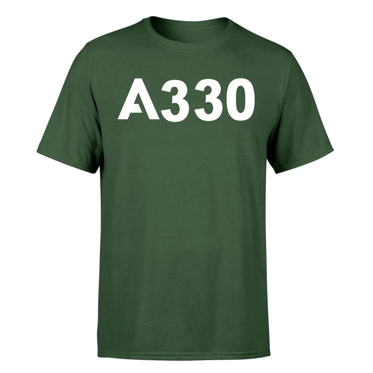 A330 Flat Text Designed T-Shirts