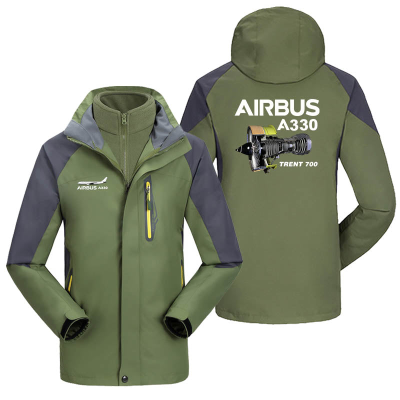 Airbus A330 & Trent 700 Engine Designed Thick Skiing Jackets