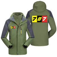 Thumbnail for Flat Colourful 787 Designed Thick Skiing Jackets
