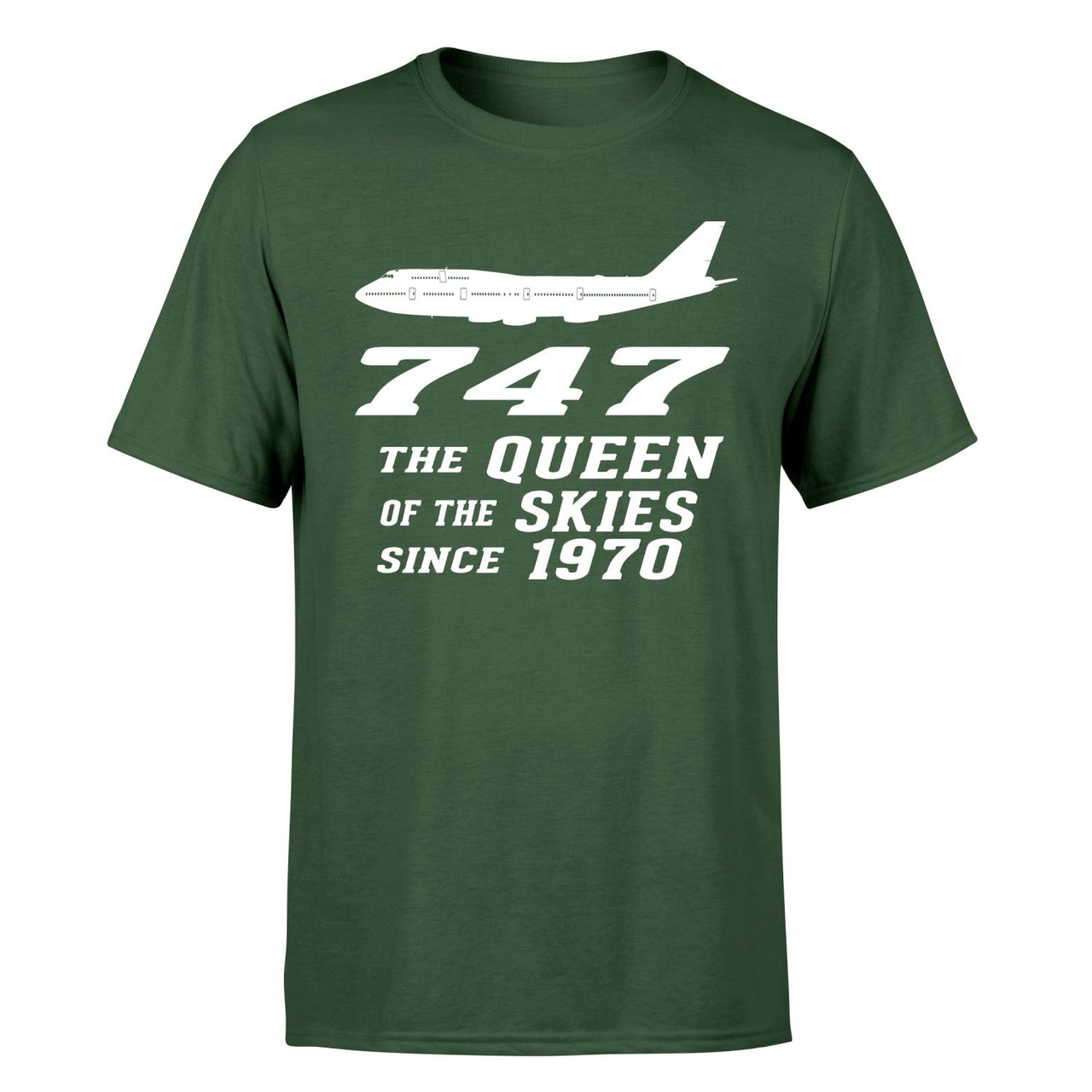 Boeing 747 - Queen of the Skies (2) Designed T-Shirts