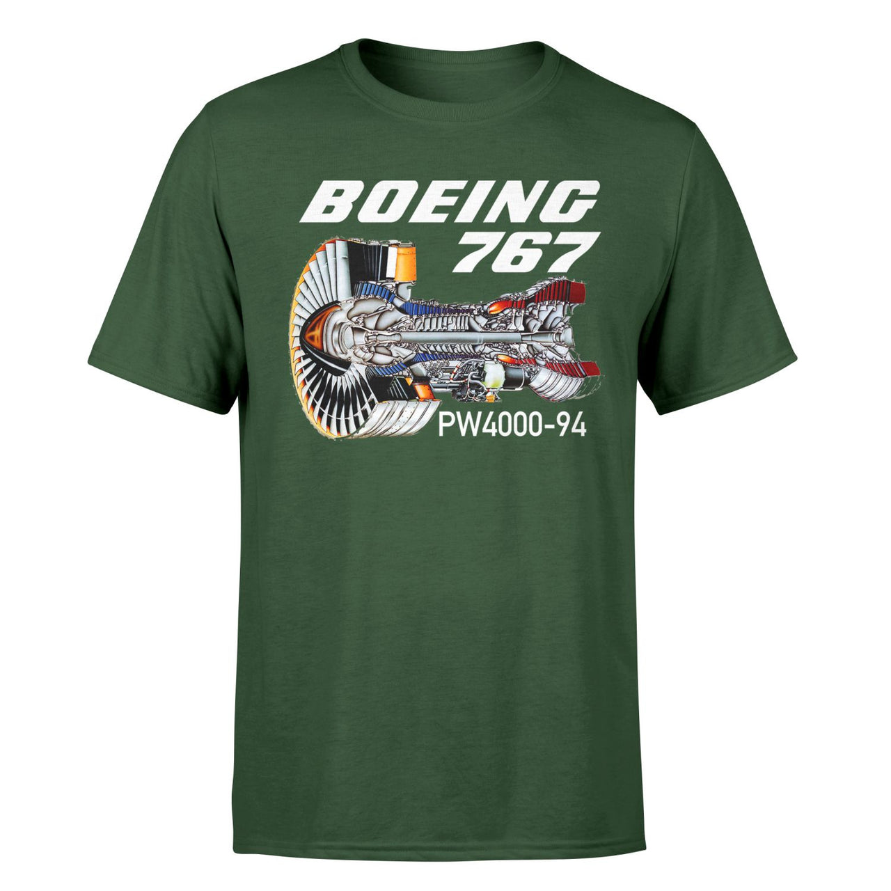 Boeing 767 Engine (PW4000-94) Designed T-Shirts