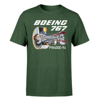 Thumbnail for Boeing 767 Engine (PW4000-94) Designed T-Shirts