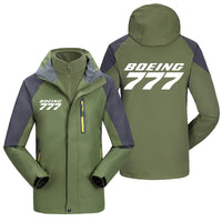 Thumbnail for Boeing 777 & Text Designed Thick Skiing Jackets