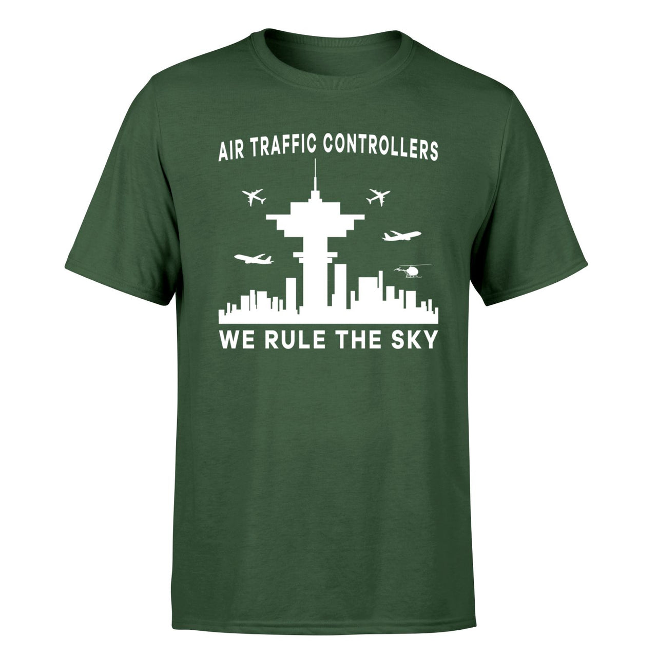Air Traffic Controllers - We Rule The Sky Designed T-Shirts