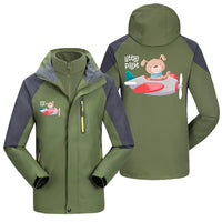Thumbnail for Little Pilot Designed Thick Skiing Jackets