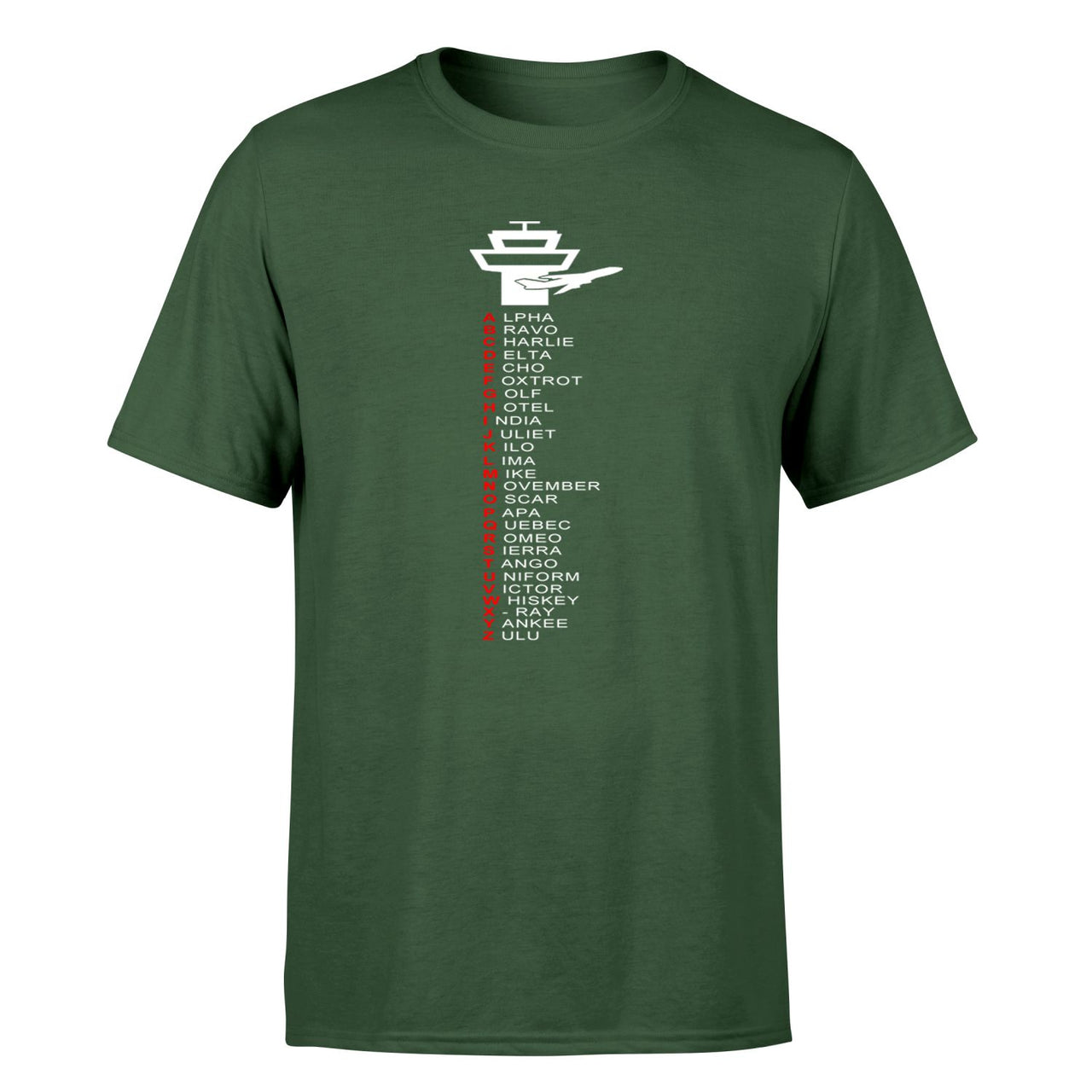 Aviation Alphabet Designed T-Shirts