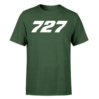 Thumbnail for 727 Flat Text Designed T-Shirts