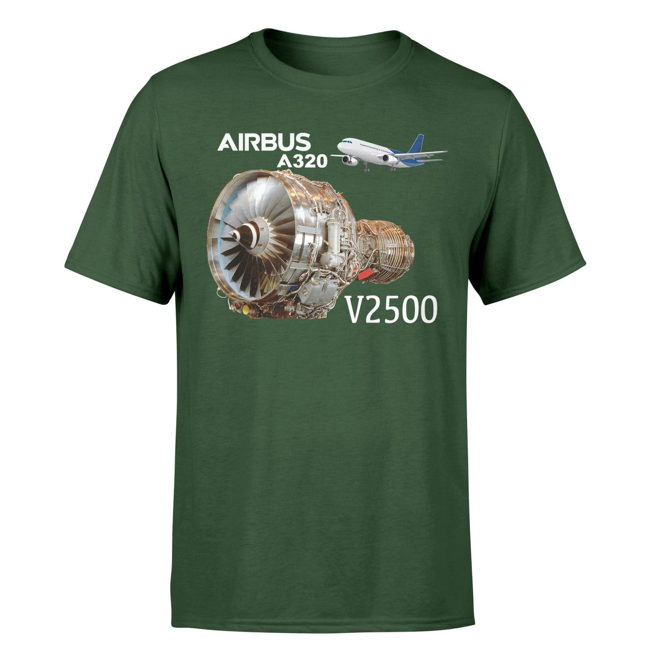 Airbus A320 & V2500 Engine Designed T-Shirts