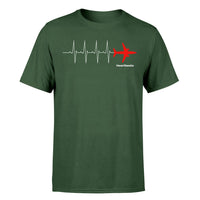 Thumbnail for Aviation Heartbeats Designed T-Shirts