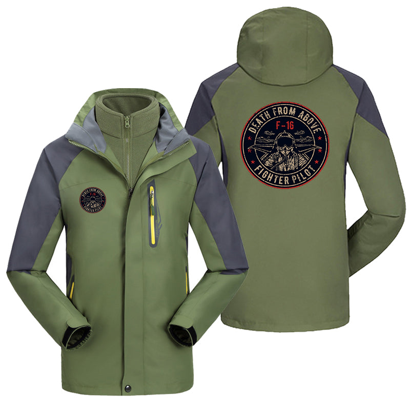 Fighter Jet 16 - Death From Above Designed Thick Skiing Jackets