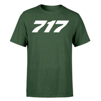 Thumbnail for 717 Flat Text Designed T-Shirts