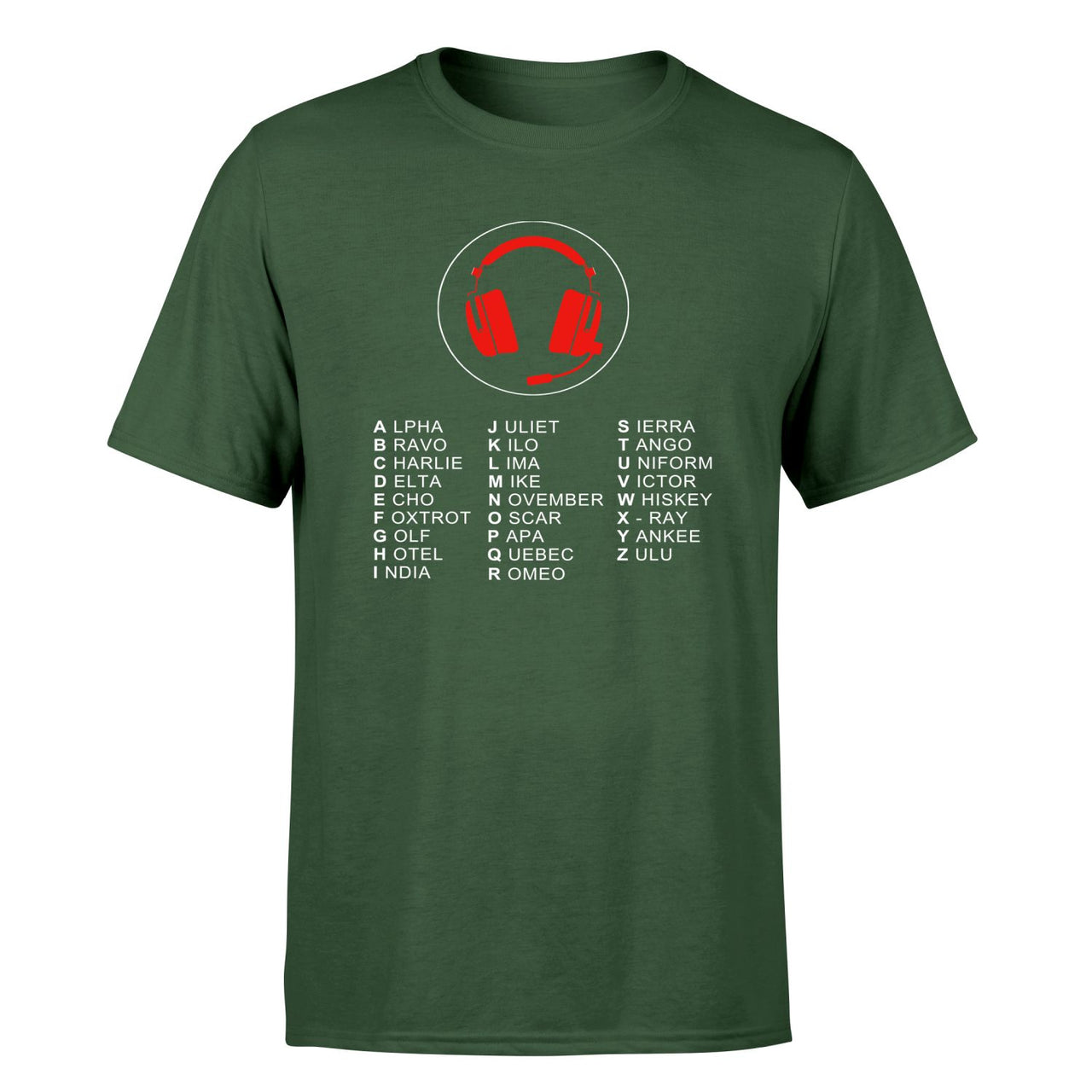 Aviation Alphabet 3 Designed T-Shirts