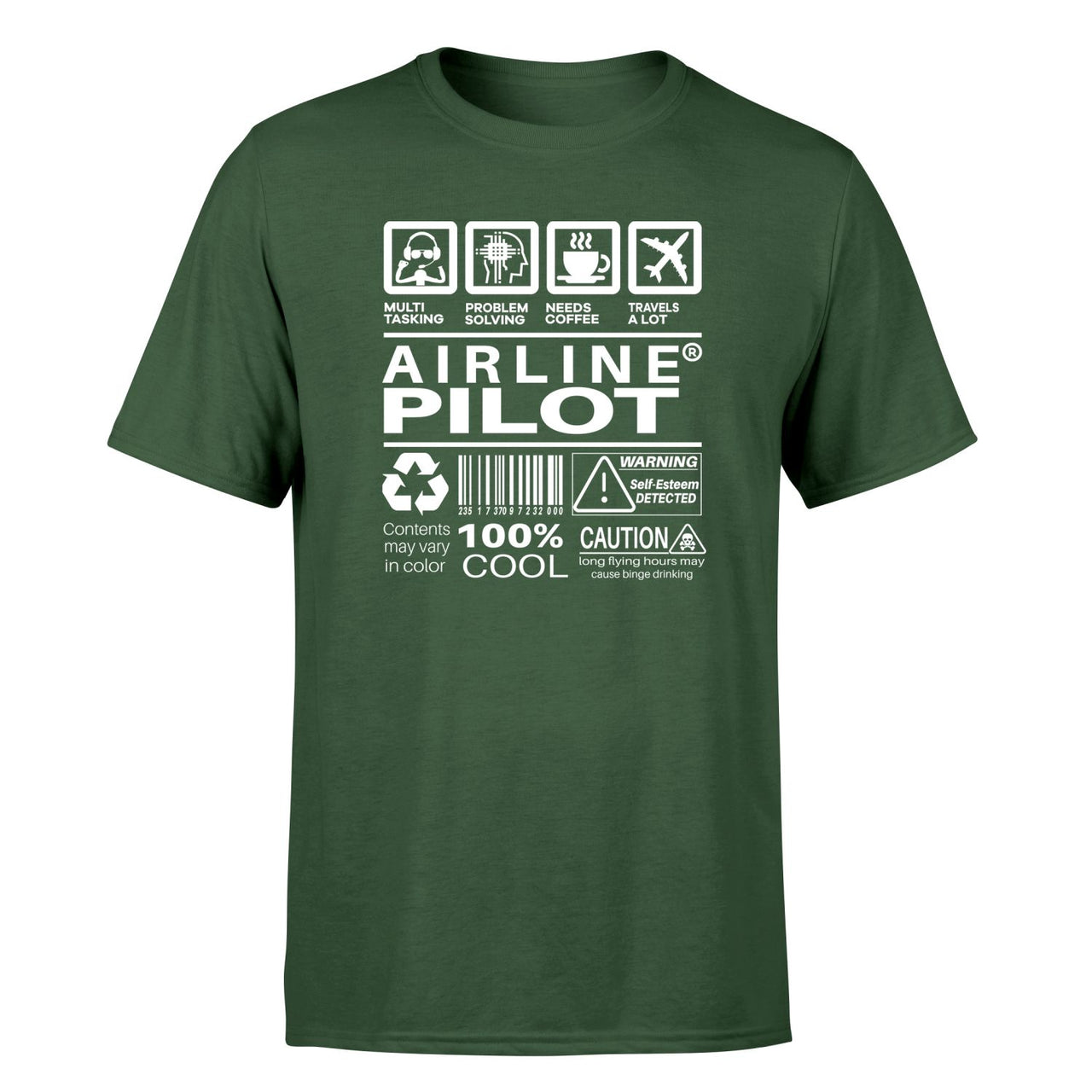 Airline Pilot Label Designed T-Shirts
