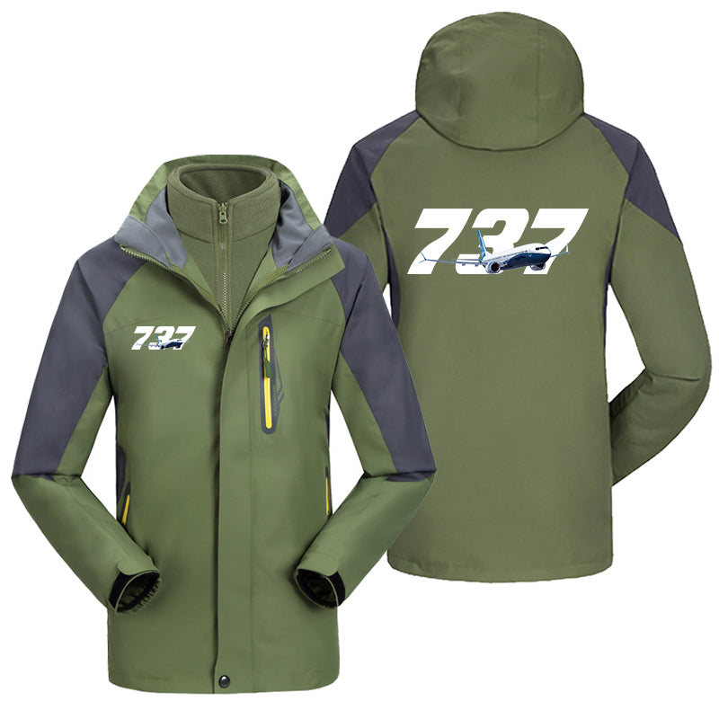 Super Boeing 737 Designed Thick Skiing Jackets