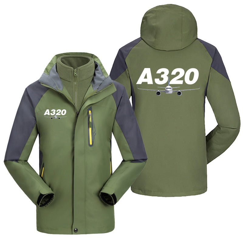 Super Airbus A320 Designed Thick Skiing Jackets