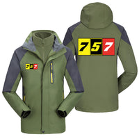 Thumbnail for Flat Colourful 757 Designed Thick Skiing Jackets