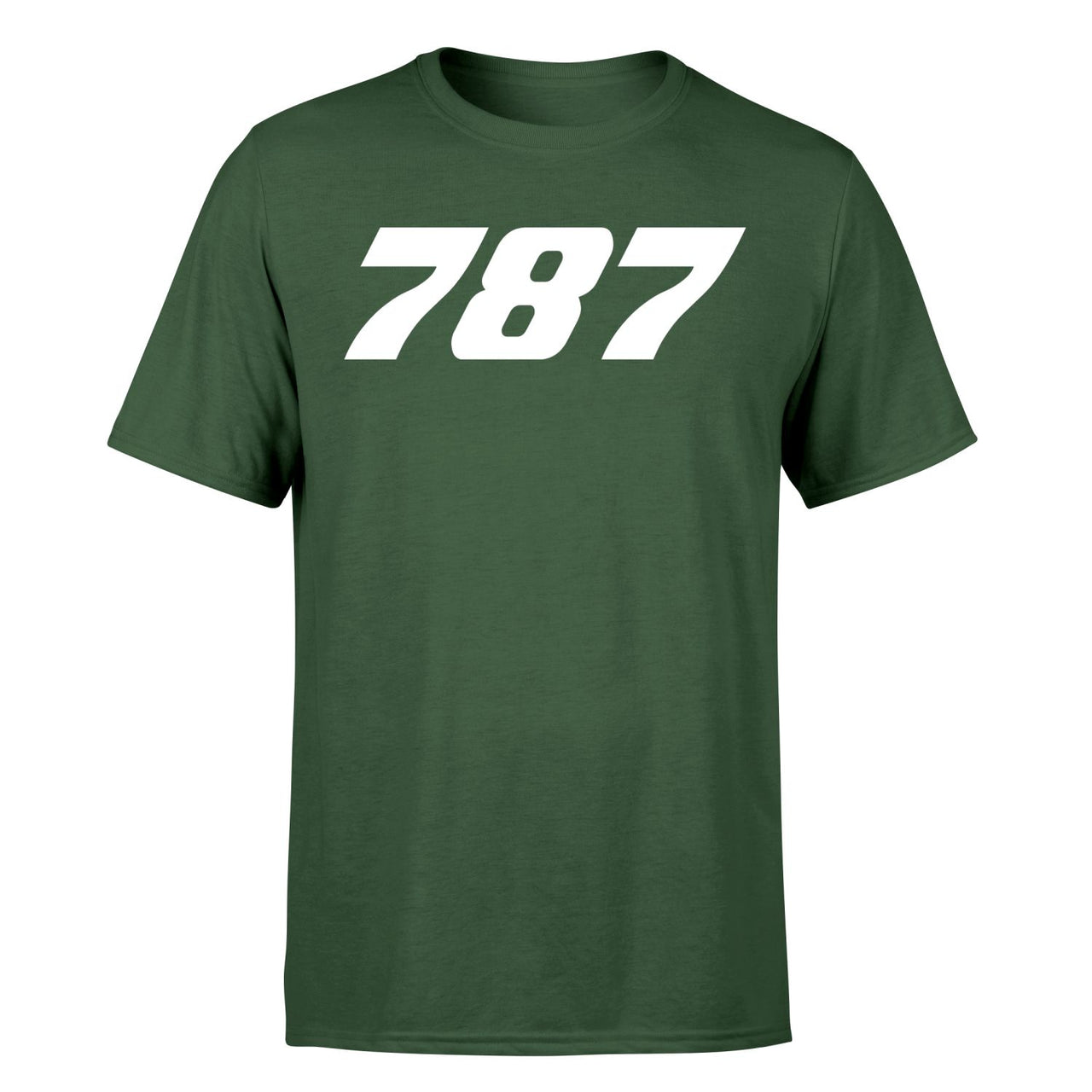 787 Flat Text Designed T-Shirts