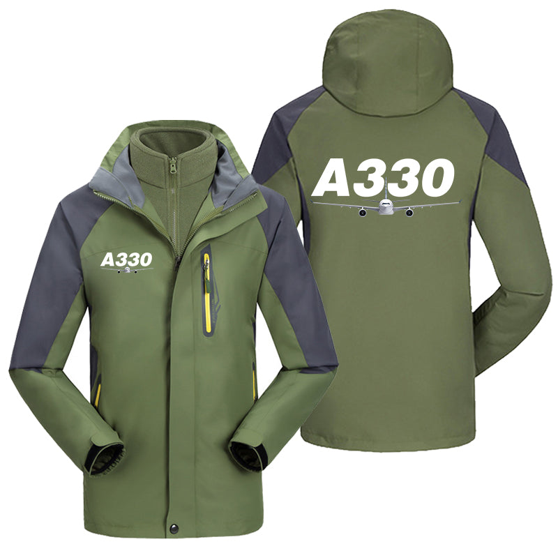 Super Airbus A330 Designed Thick Skiing Jackets