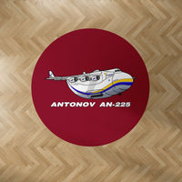 Thumbnail for Antonov AN-225 (17) Designed Carpet & Floor Mats (Round)