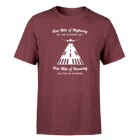 Thumbnail for One Mile of Runway Will Take you Anywhere Designed T-Shirts
