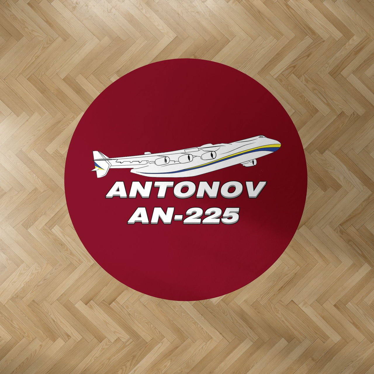 Antonov AN-225 (27) Designed Carpet & Floor Mats (Round)
