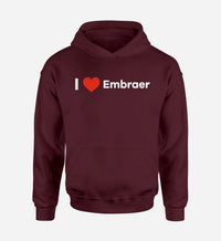 Thumbnail for I Love Embraer Designed Hoodies