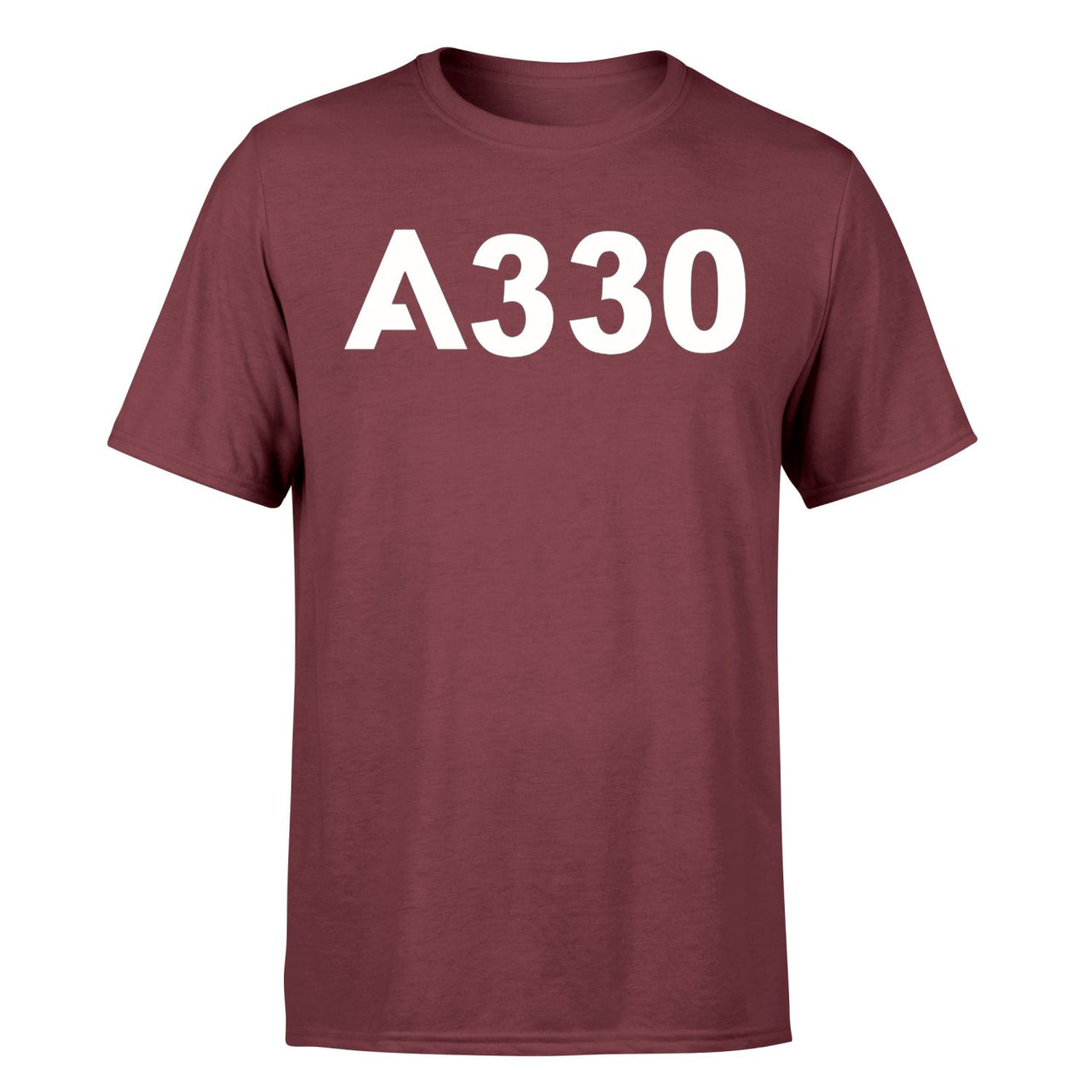 A330 Flat Text Designed T-Shirts