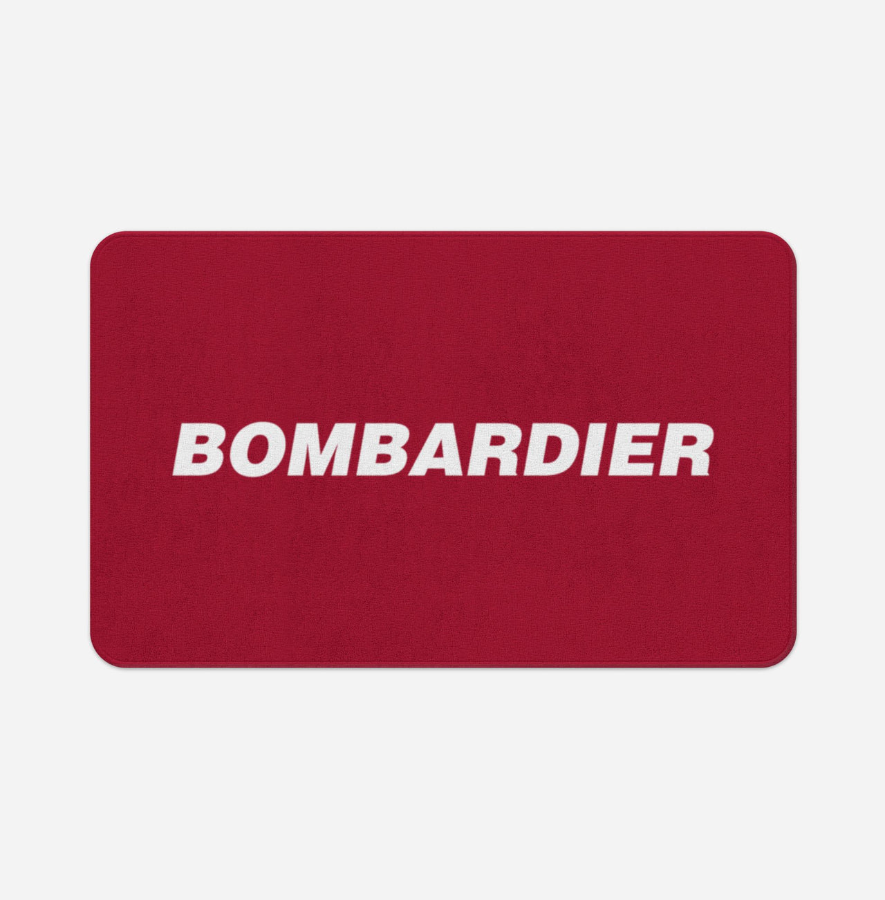 Bombardier & Text Designed Bath Mats