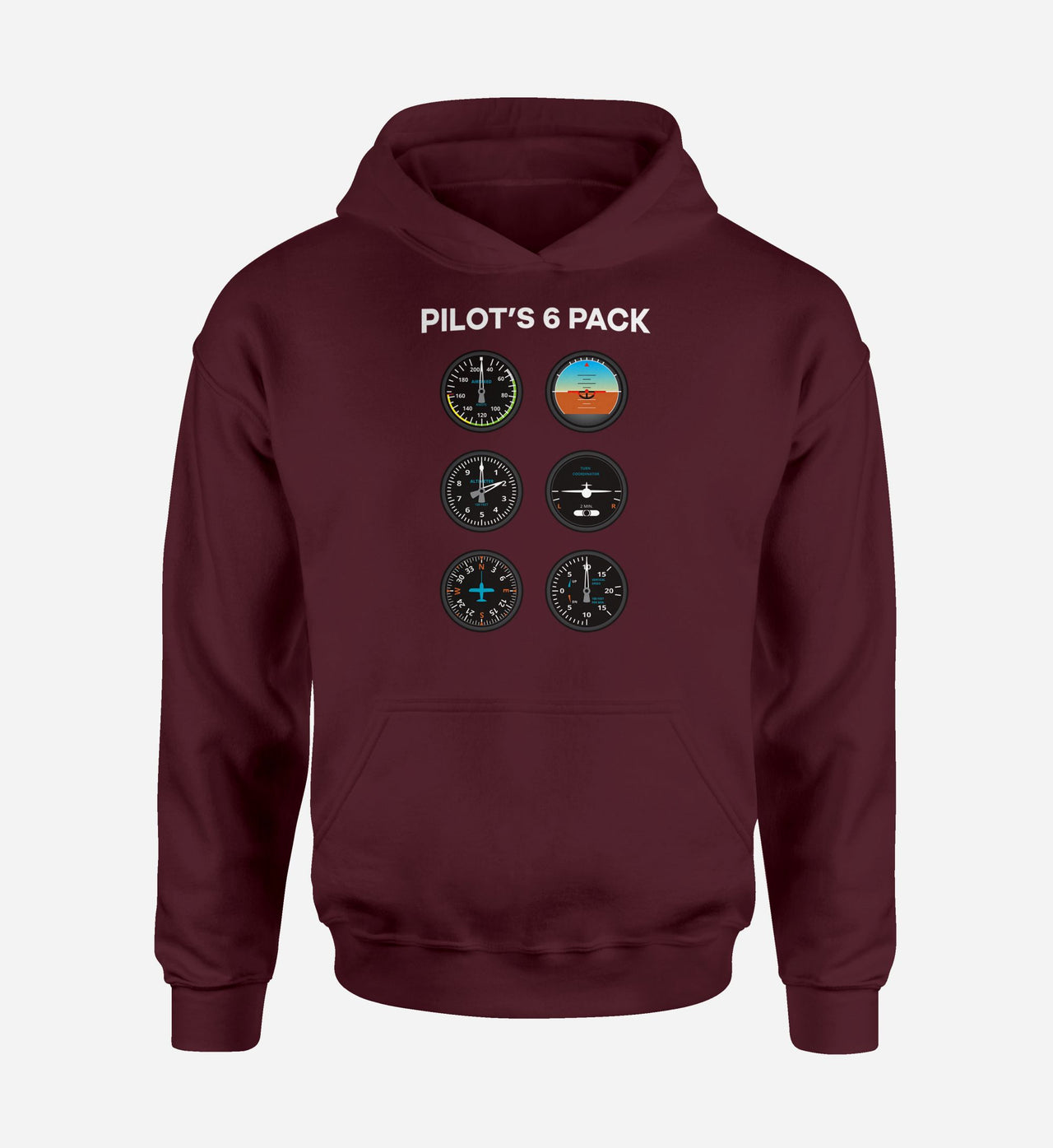 Pilot's 6 Pack Designed Hoodies