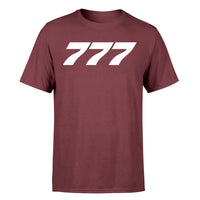Thumbnail for 777 Flat Text Designed T-Shirts