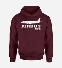 Thumbnail for Airbus A320 Printed Designed Hoodies