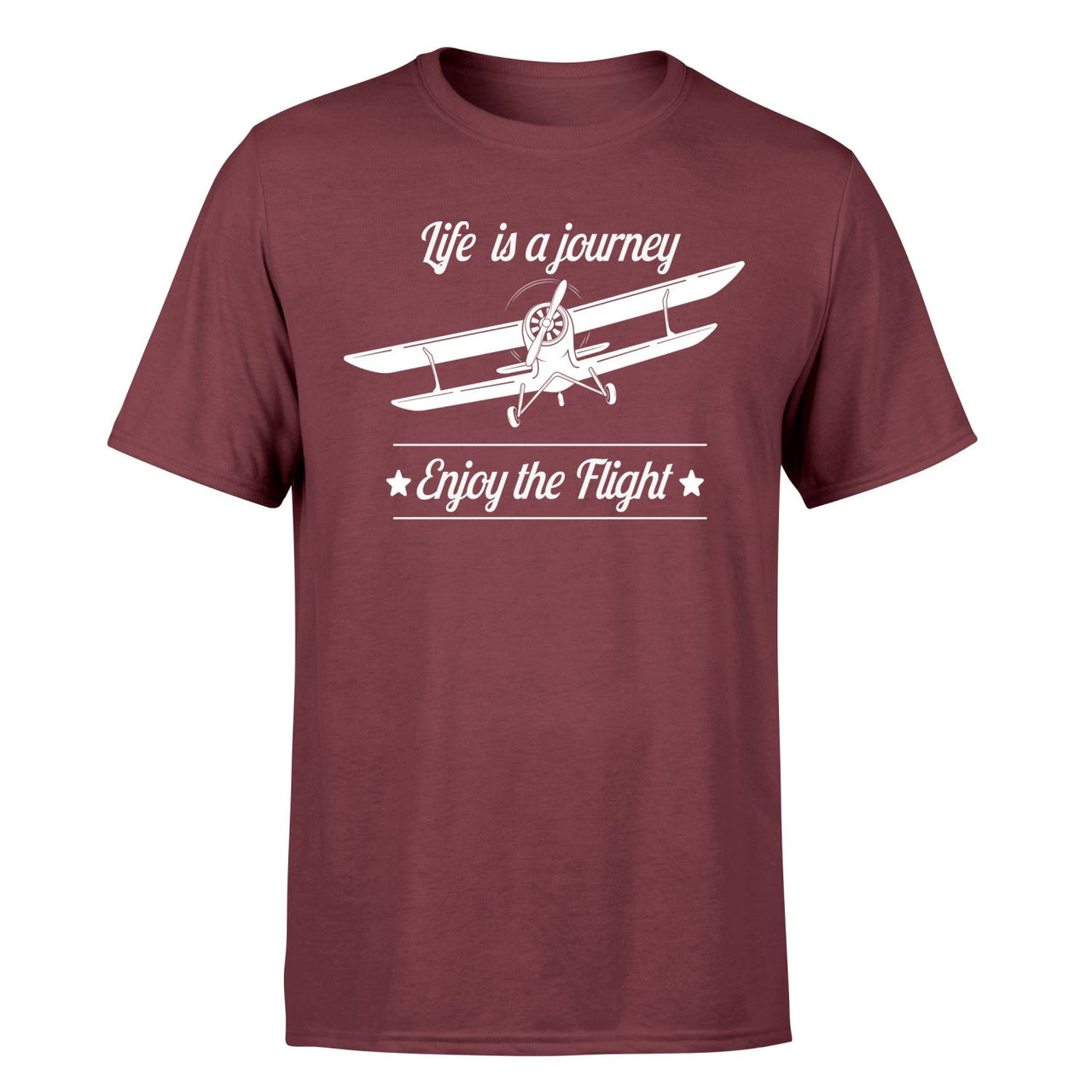 Life is a journey Enjoy the Flight Designed T-Shirts