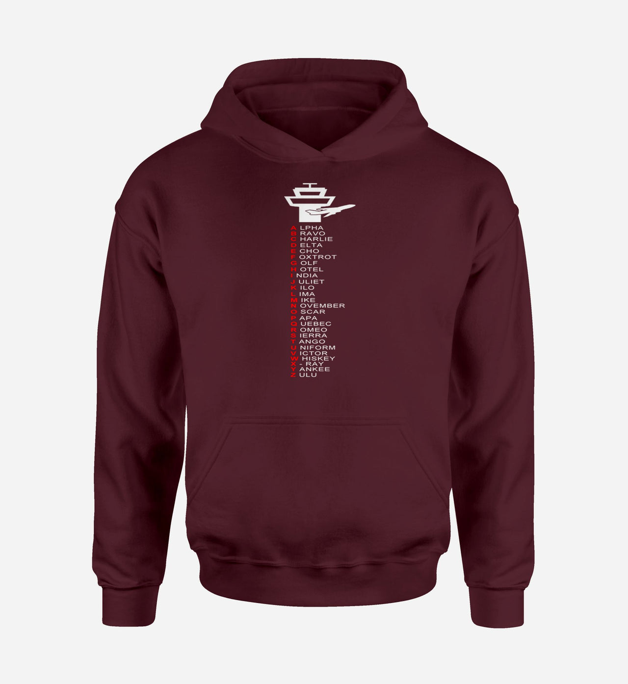 Aviation Alphabet Designed Hoodies