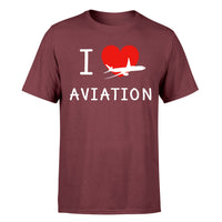 Thumbnail for I Love Aviation Designed T-Shirts
