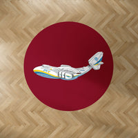 Thumbnail for RIP Antonov An-225 Designed Carpet & Floor Mats (Round)