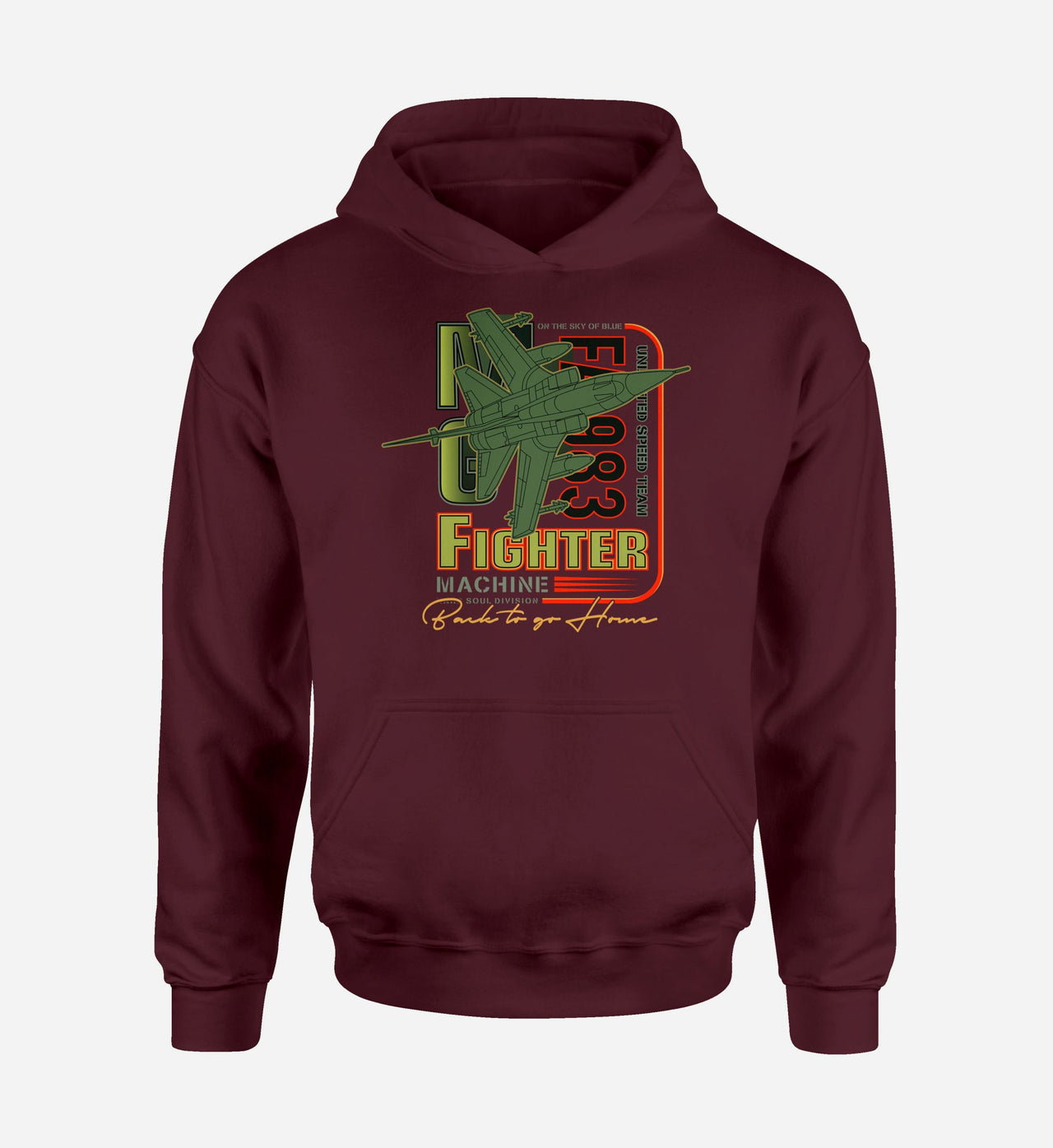 Fighter Machine Designed Hoodies
