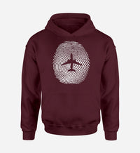 Thumbnail for Aviation Finger Print Designed Hoodies