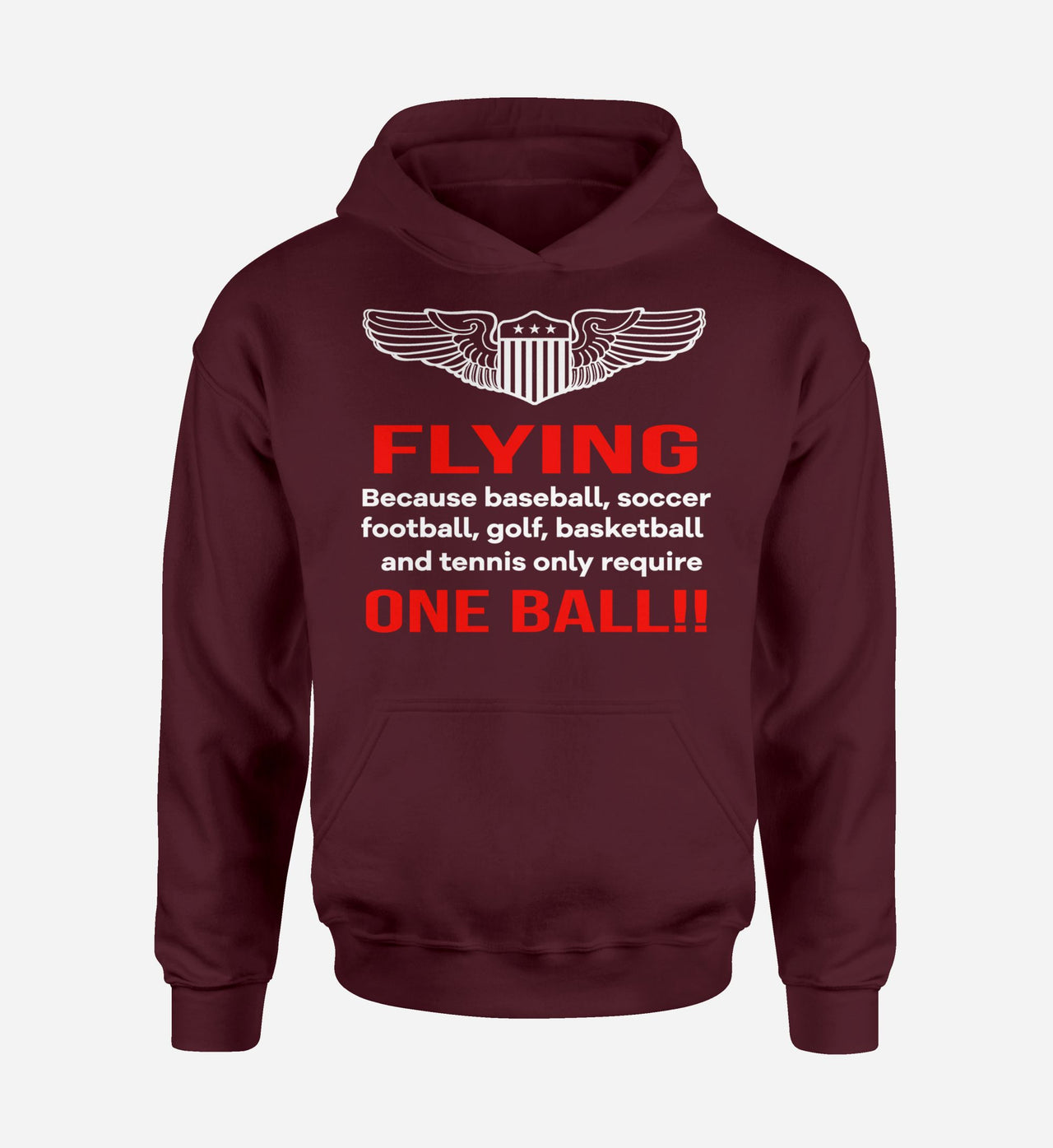 Flying One Ball Designed Hoodies