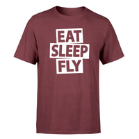 Thumbnail for Eat Sleep Fly Designed T-Shirts