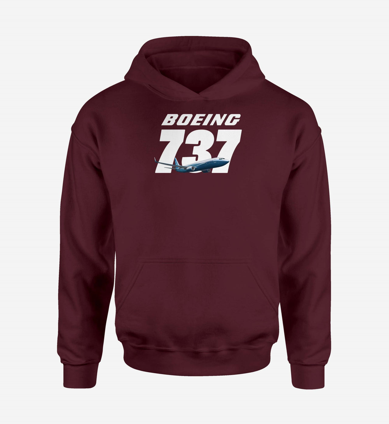 Super Boeing 737+Text Designed Hoodies