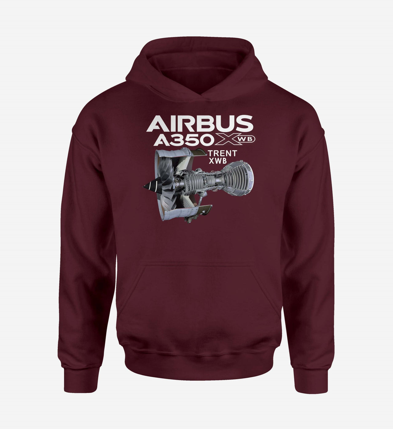 Airbus A350 & Trent Wxb Engine Designed Hoodies