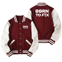 Thumbnail for Born To Fix Airplanes Designed Baseball Style Jackets