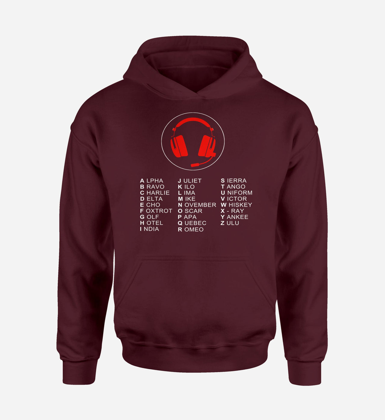 Aviation Alphabet 3 Designed Hoodies