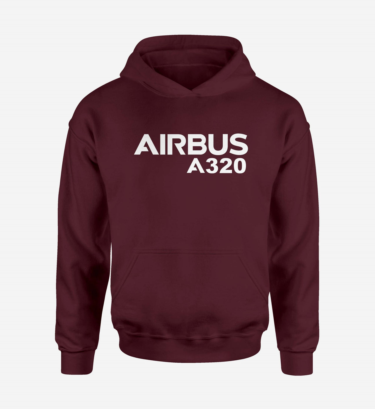 Airbus A320 & Text Designed Hoodies