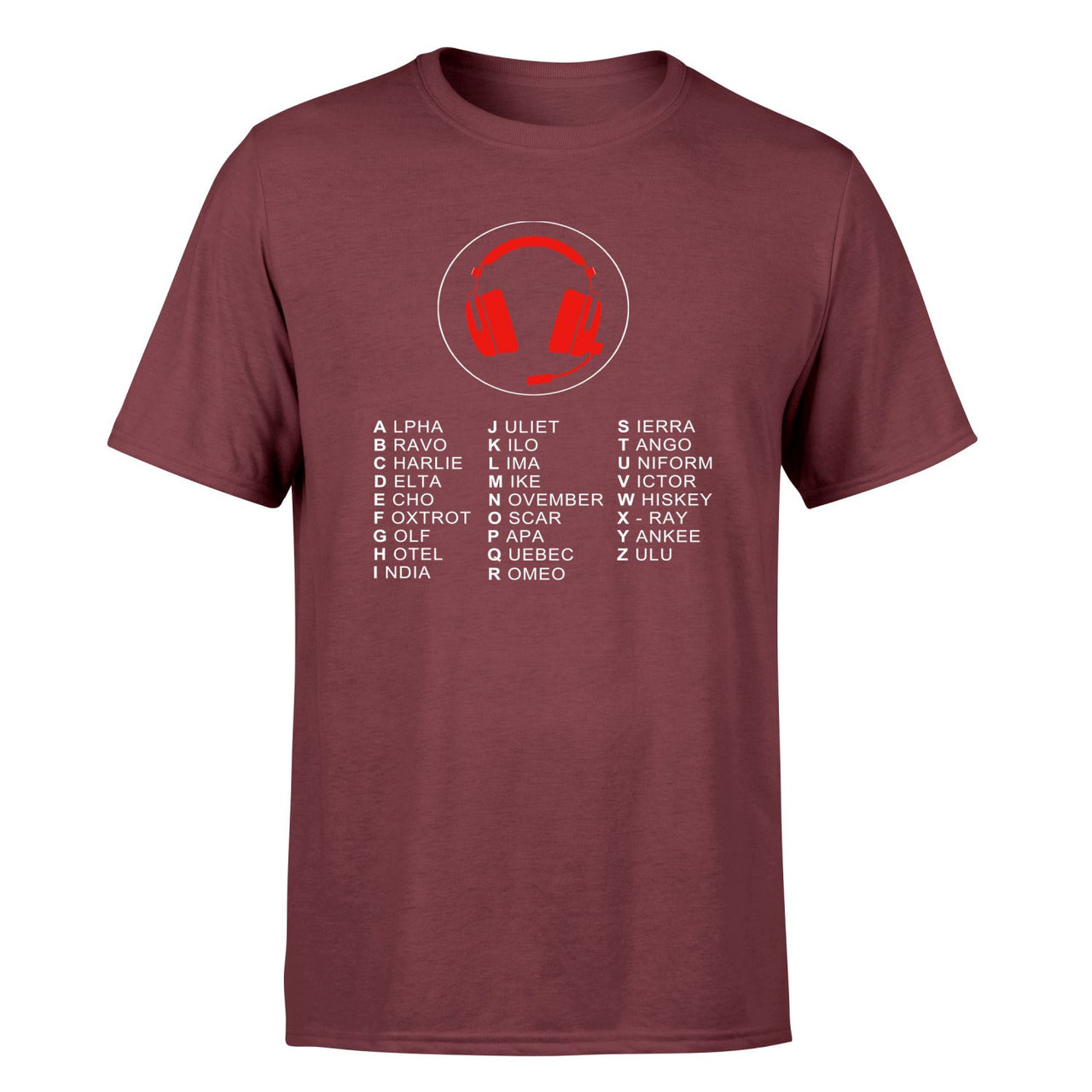 Aviation Alphabet 3 Designed T-Shirts