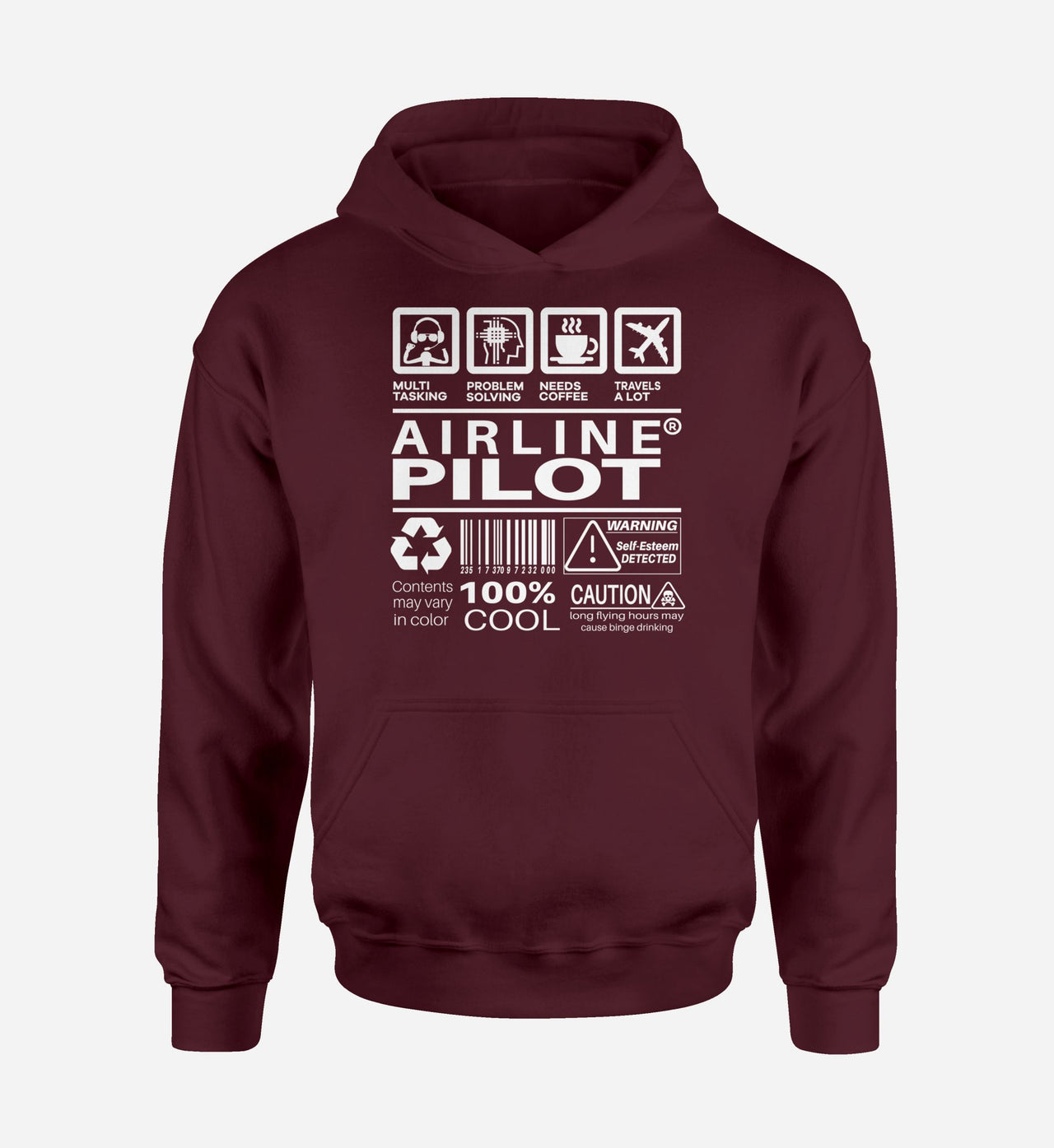 Airline Pilot Label Designed Hoodies
